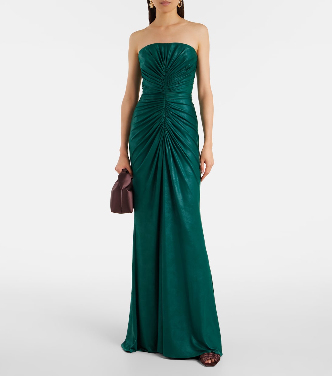 Ruched jersey gown | Elie Saab