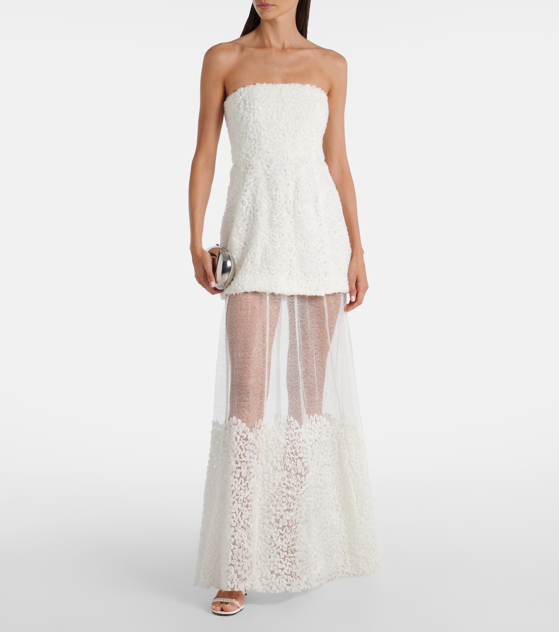 Marella chiffon bustier dress | Simkhai