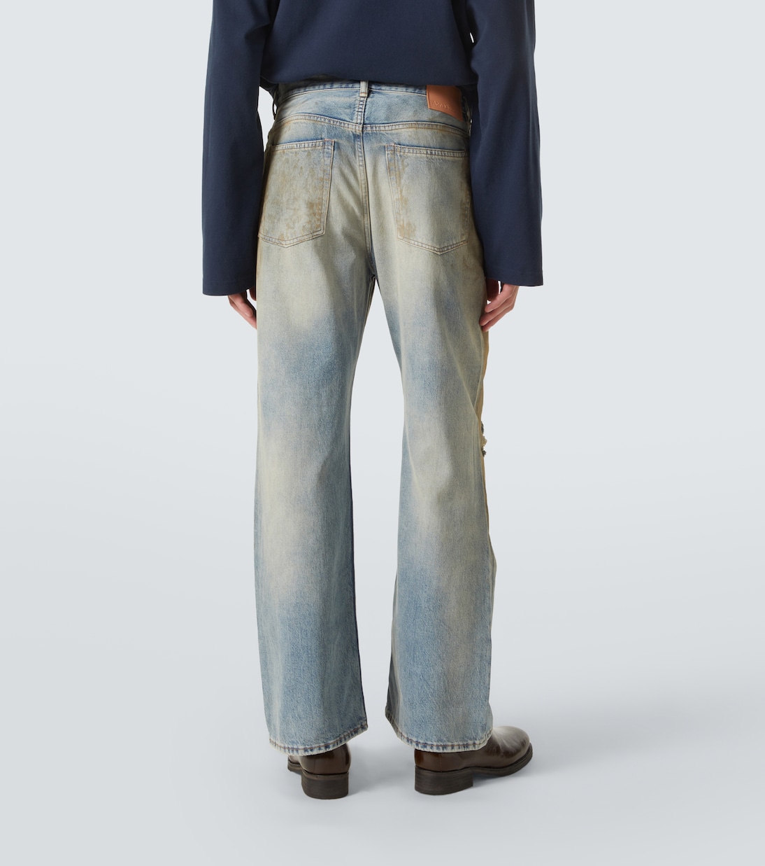 Distressed Wide-Leg Jeans | Acne Studios