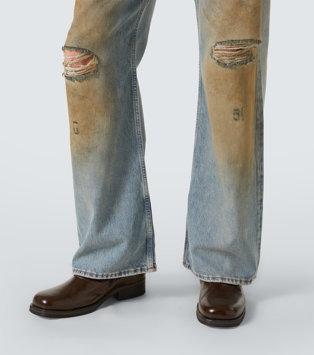 Distressed Wide-Leg Jeans | Acne Studios