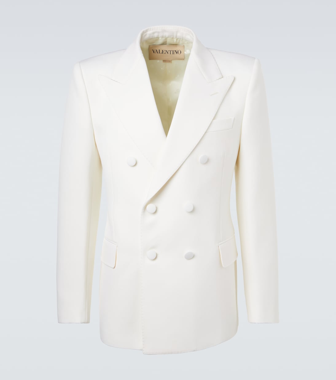 Blazer cruzado de lana virgen | Valentino