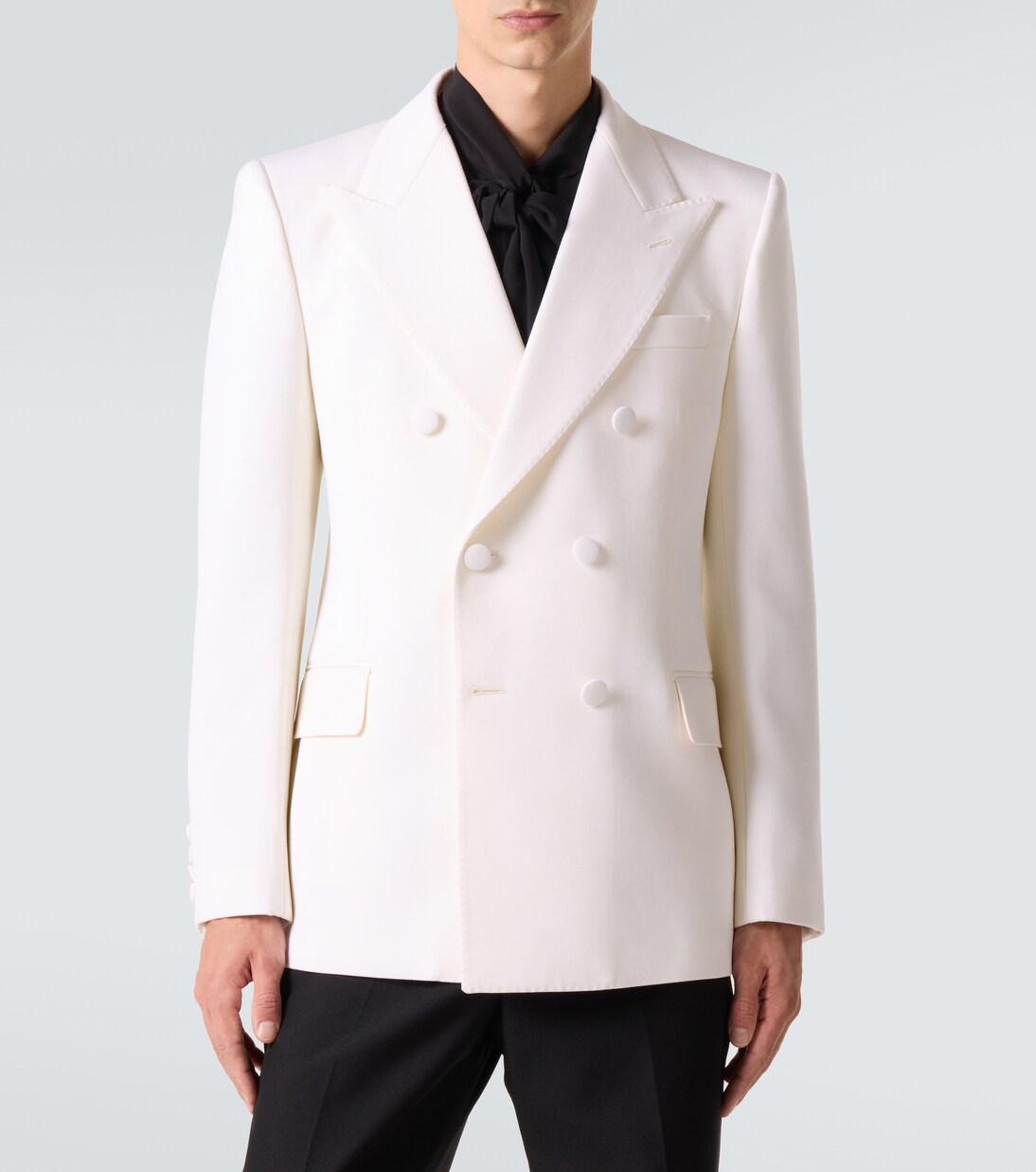 Blazer cruzado de lana virgen | Valentino