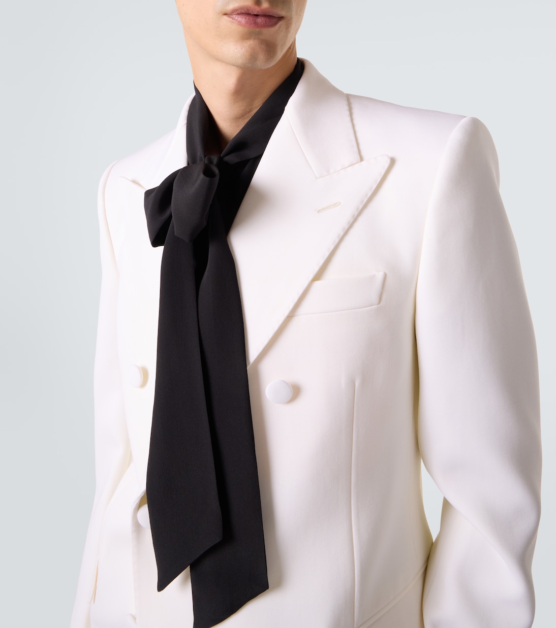 Blazer cruzado de lana virgen | Valentino