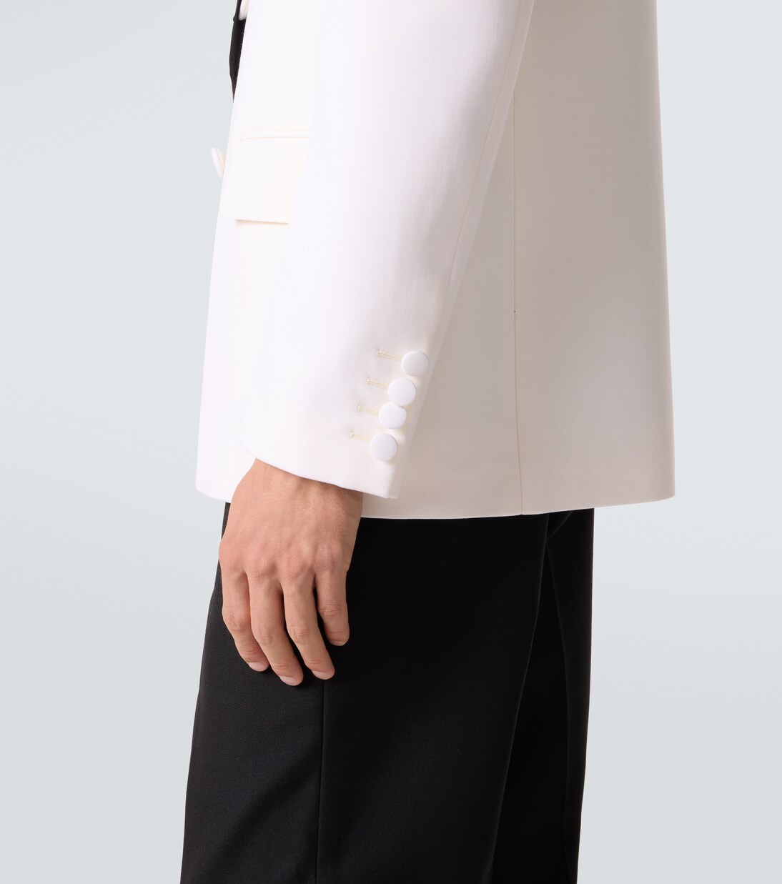 Blazer cruzado de lana virgen | Valentino