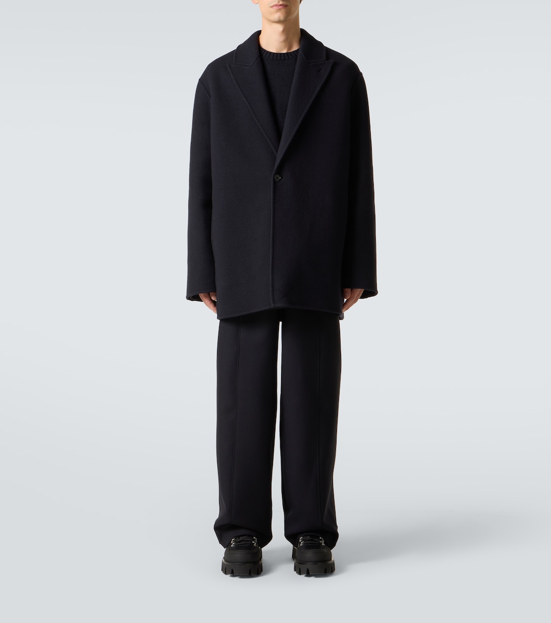 x Jil Sander virgin wool coat | Moncler Genius