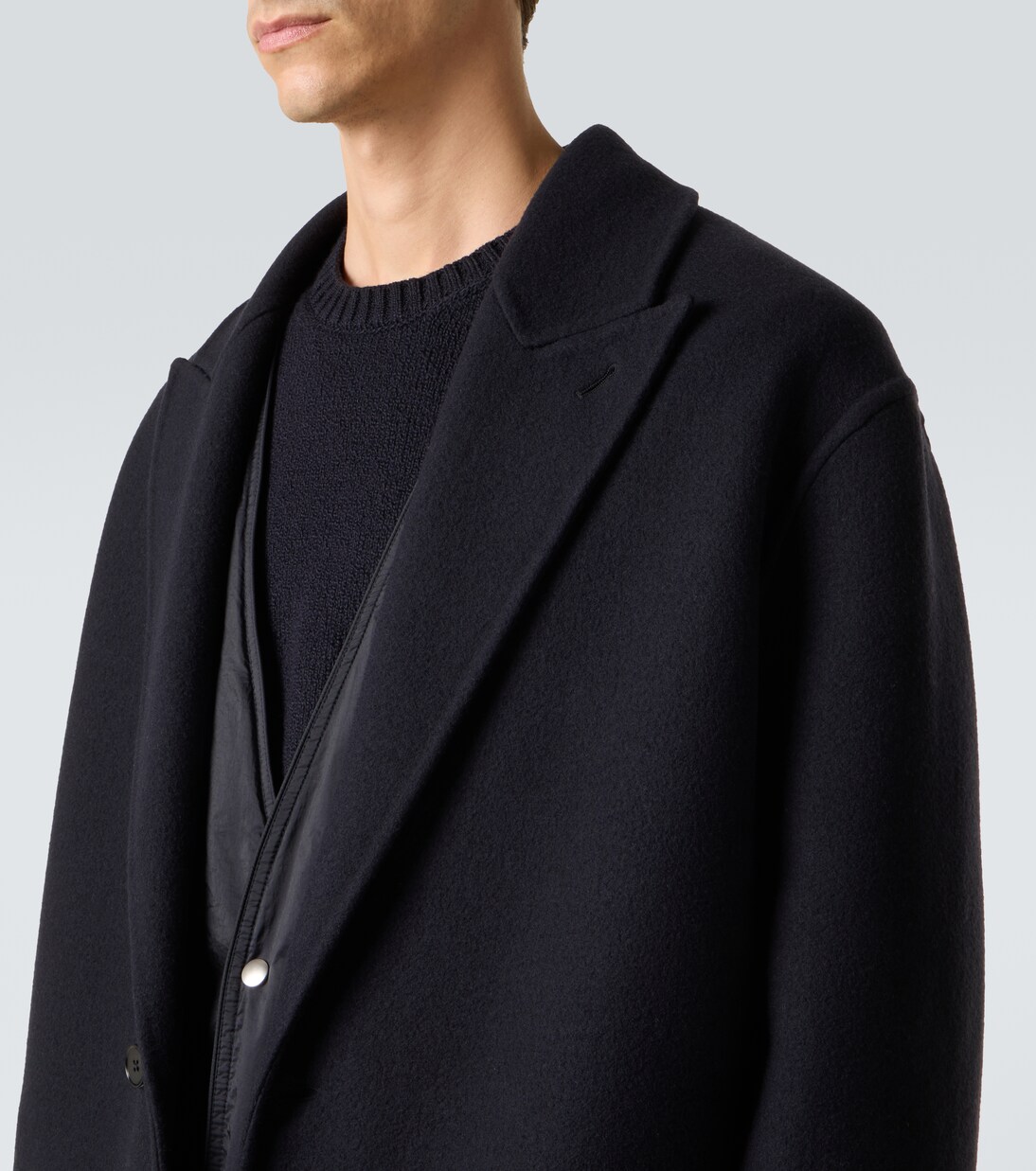 x Jil Sander virgin wool coat | Moncler Genius