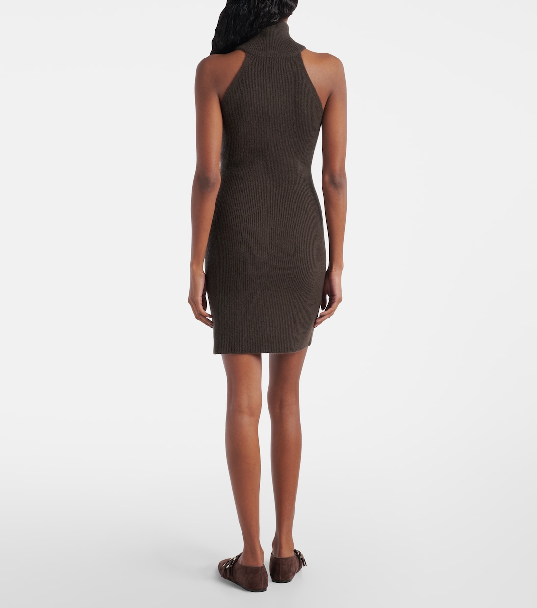 Lisa cashmere turtleneck minidress | Lisa Yang
