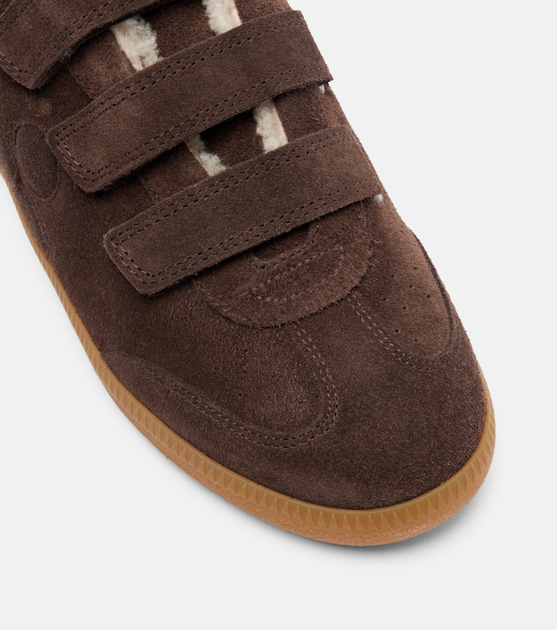 Sneakers Beth in suede con shearling | Isabel Marant