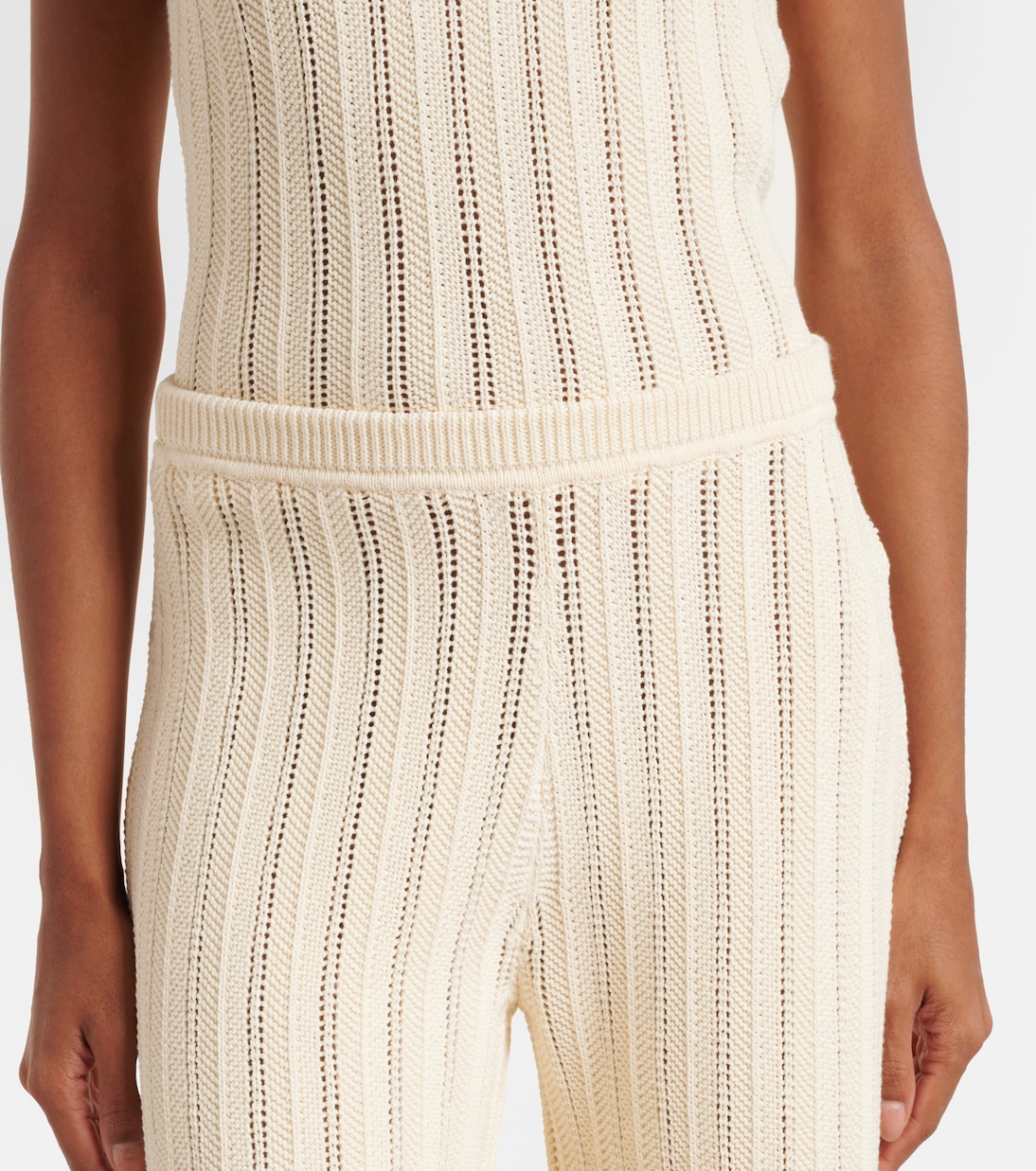 Pantalones flared Petey calados de algodón | Altuzarra