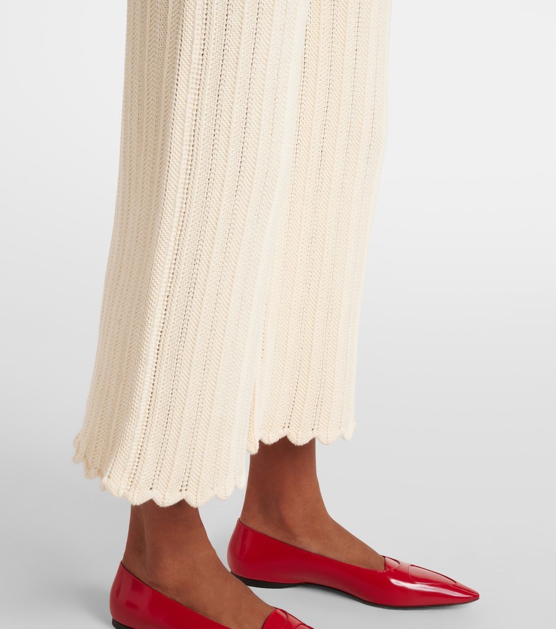 Pantalones flared Petey calados de algodón | Altuzarra