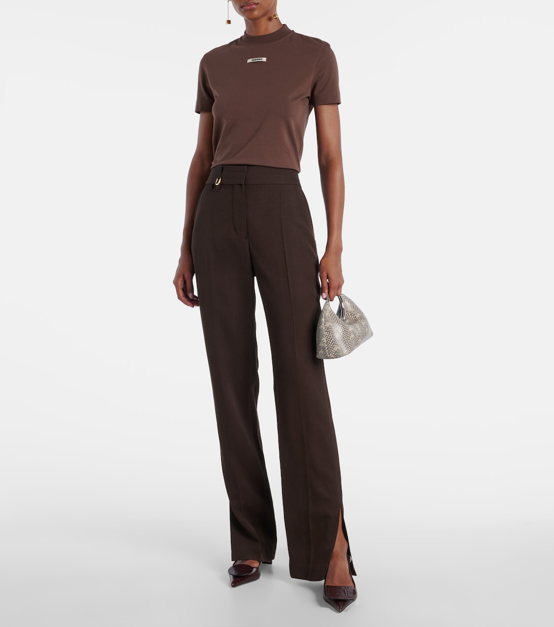 Logo cotton-blend jersey top | Jacquemus