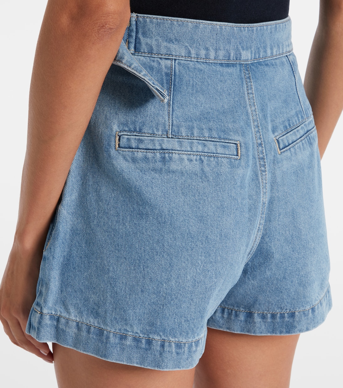 Skort Diaz in denim | Veronica Beard