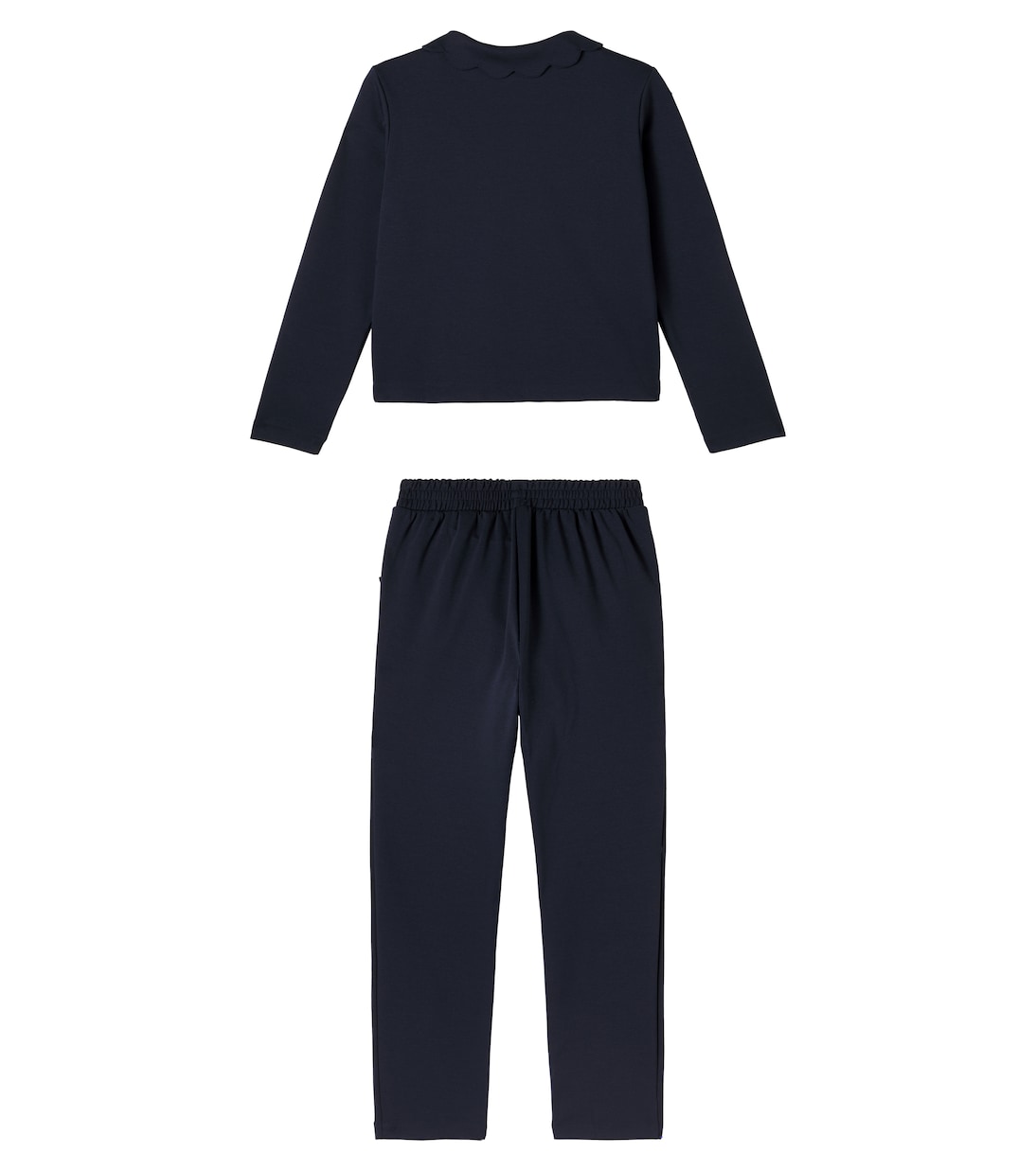 Cardigan and straight pants set | Tartine et Chocolat