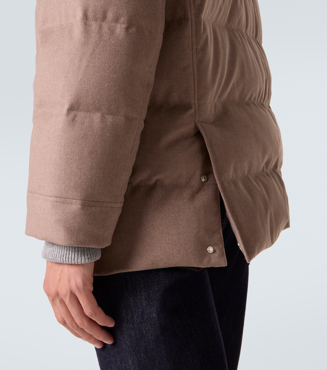 Daunenjacke aus Wolle | Brunello Cucinelli