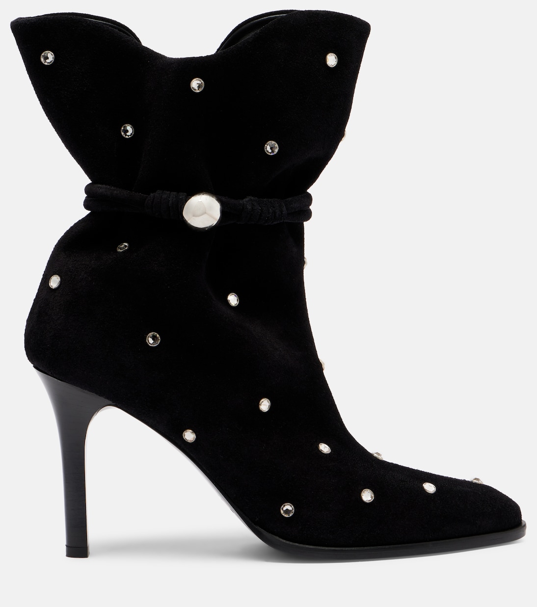 Verzierte Ankle Boots Lolya 90 aus Veloursleder | Isabel Marant