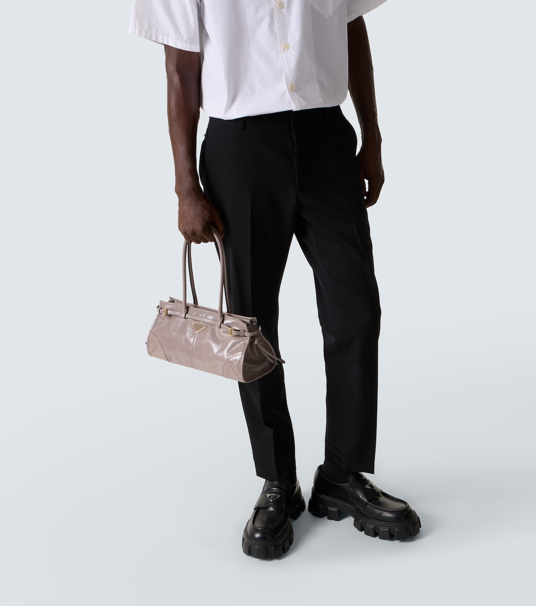 Prada Bonnie Medium leather shoulder bag | Prada
