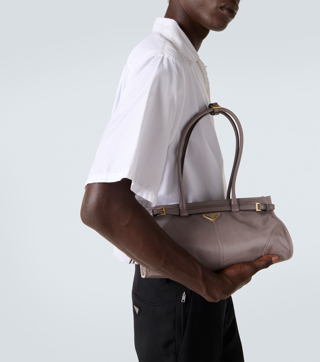 Prada Bonnie Medium leather shoulder bag | Prada