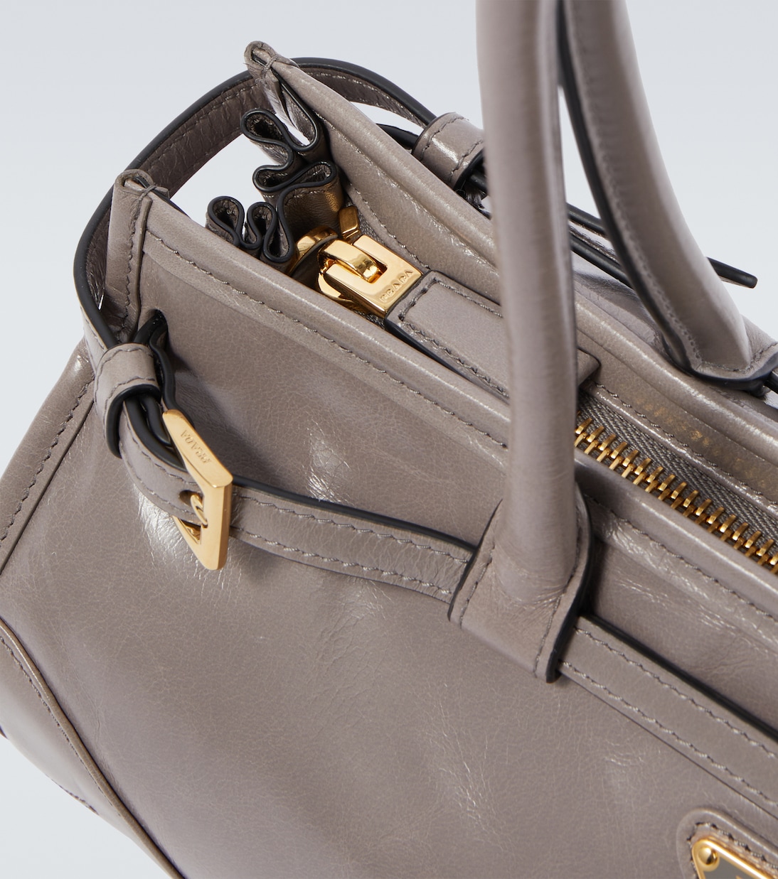 Prada Bonnie Medium leather shoulder bag | Prada