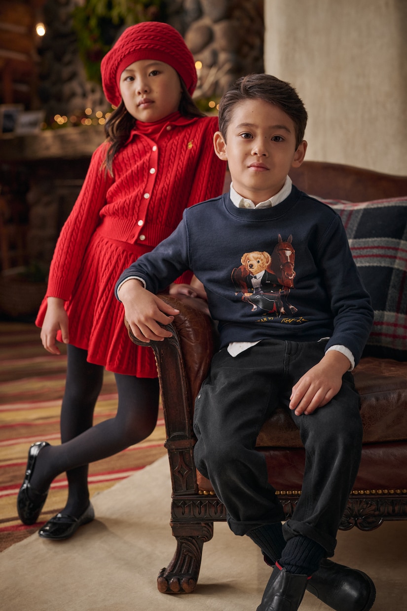 Sweatshirt Polo Bear en coton | Polo Ralph Lauren Kids