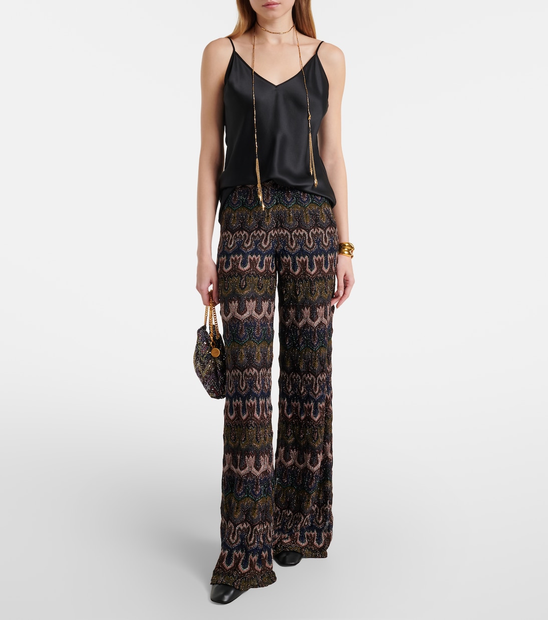 Caperdoni Small embellished pouch | Missoni