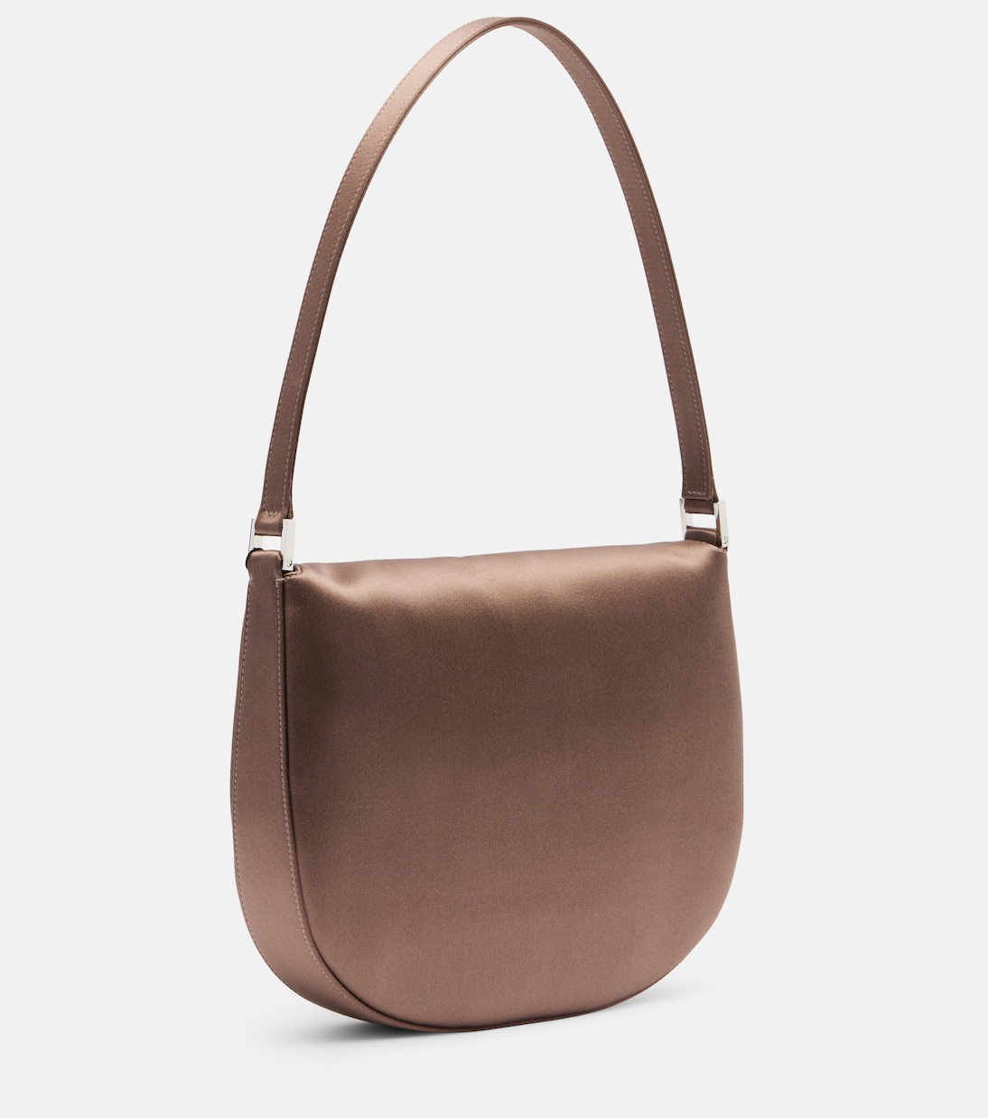 Tondo Small satin shoulder bag | Savette