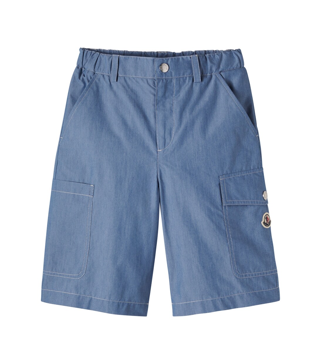 Cotton-blend Bermuda shorts | Moncler Enfant