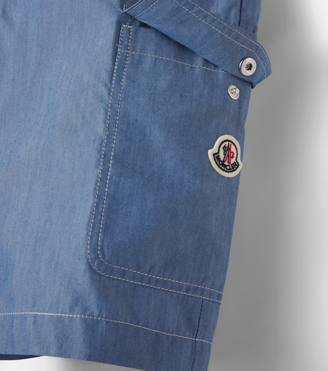 Cotton-blend Bermuda shorts | Moncler Enfant