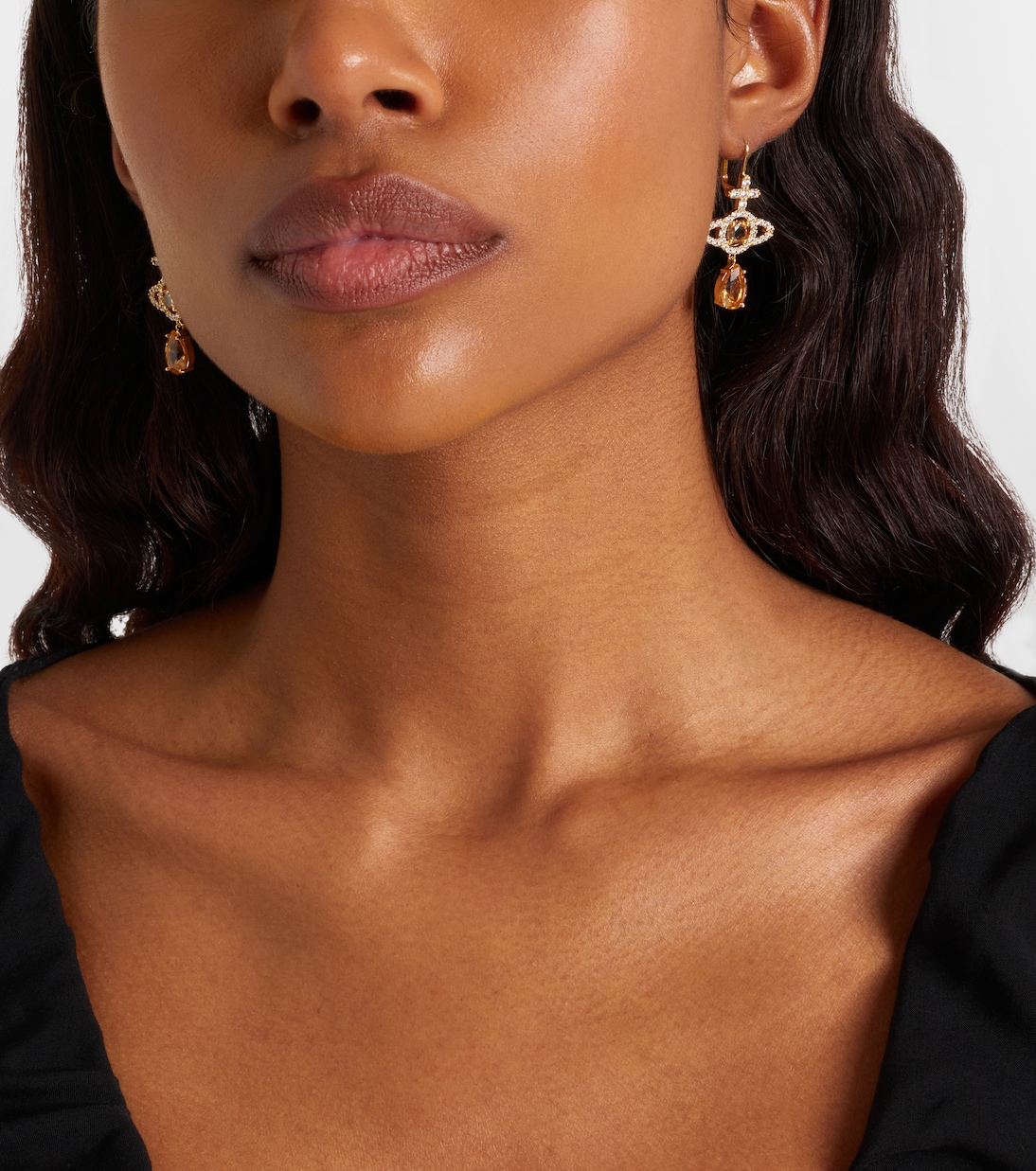 Olympia embellished drop earrings | Vivienne Westwood