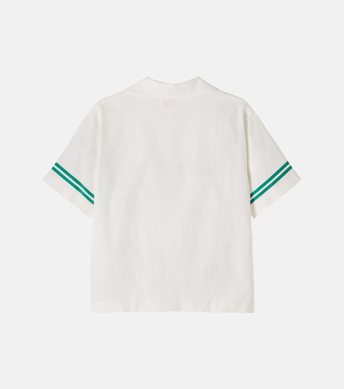 Daisies embroidered linen and cotton shirt | Tinycottons