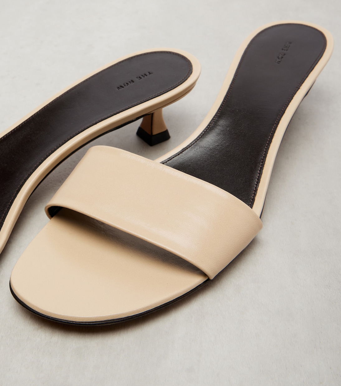 Combo leather slides | The Row