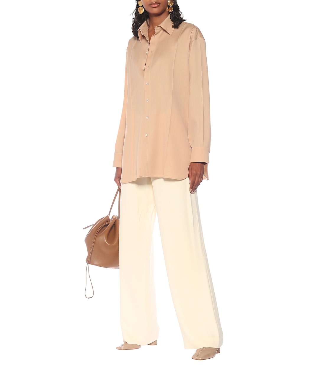 Camicia in gabardine di lana | Jil Sander