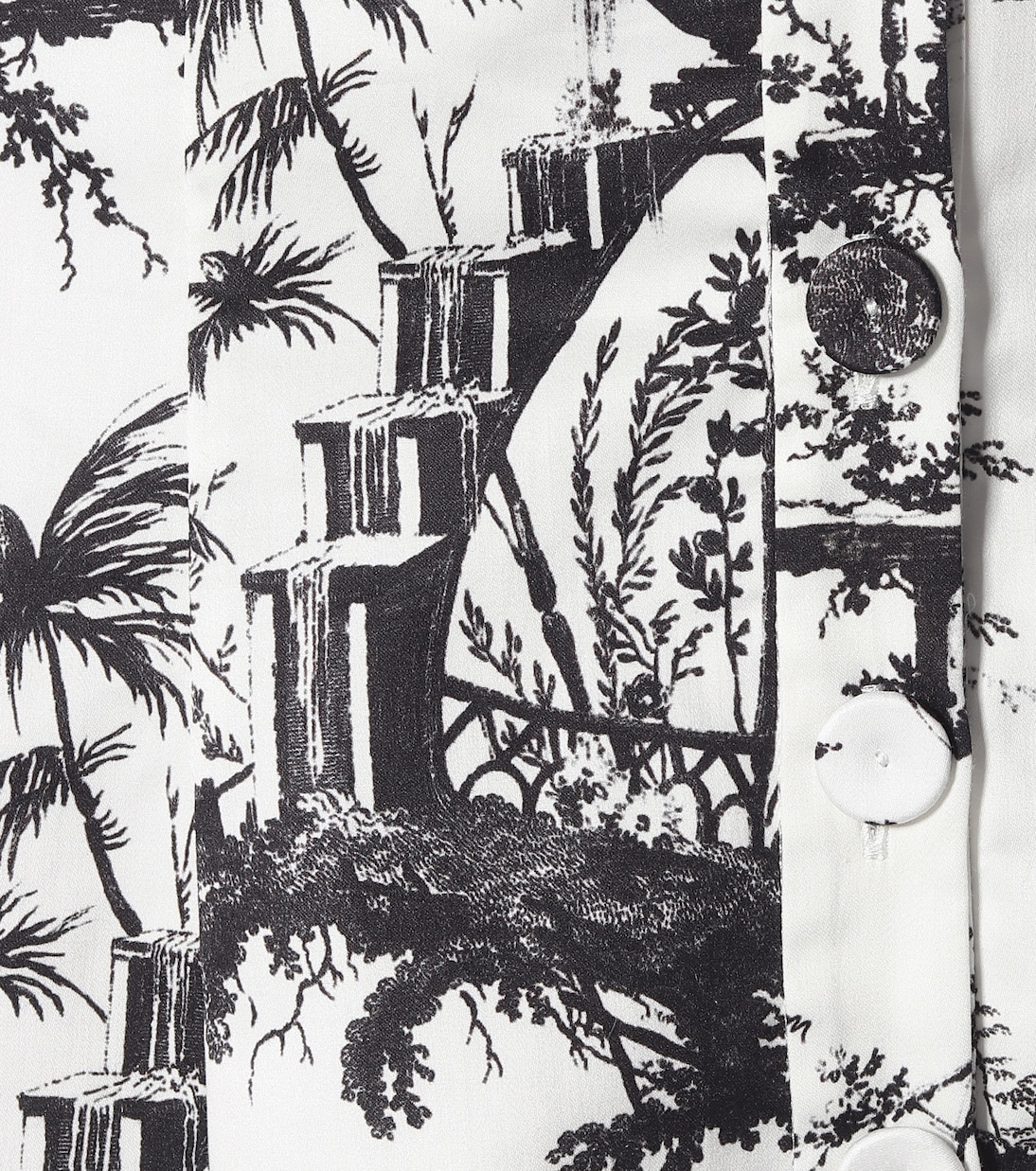 Abito Penley a stampa in cotone | Erdem
