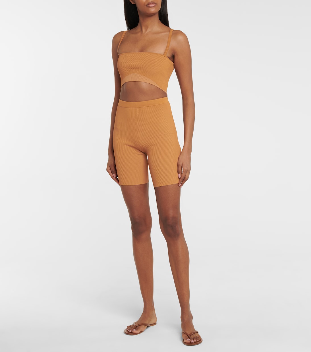 Shorts Jasper in maglia a costine | SIR