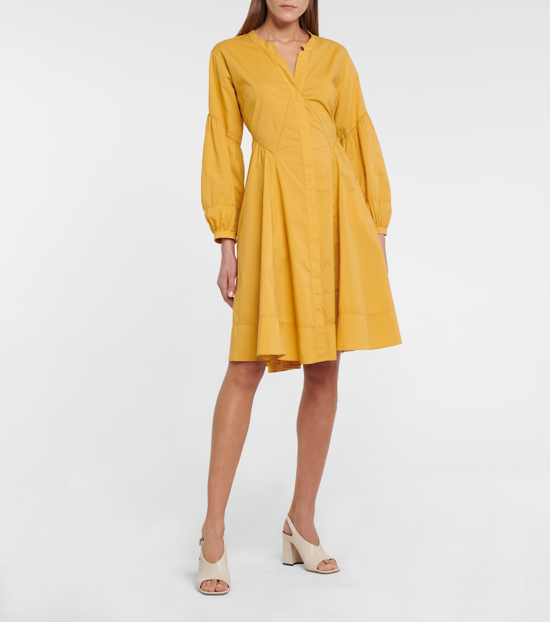 Robe midi Poplin Power en coton | Dorothee Schumacher