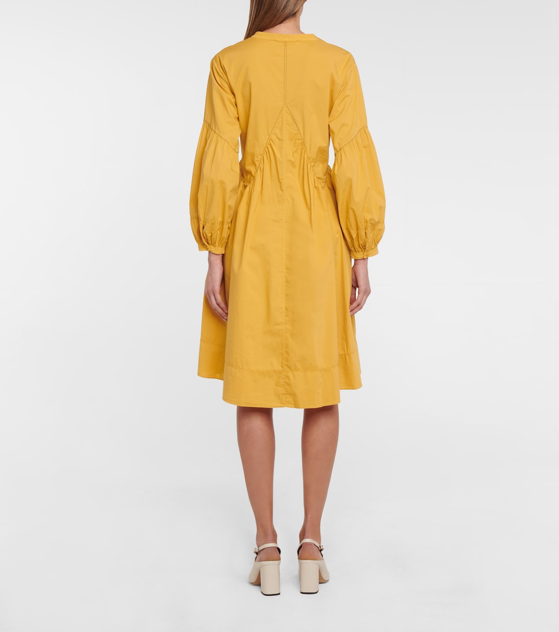 Robe midi Poplin Power en coton | Dorothee Schumacher