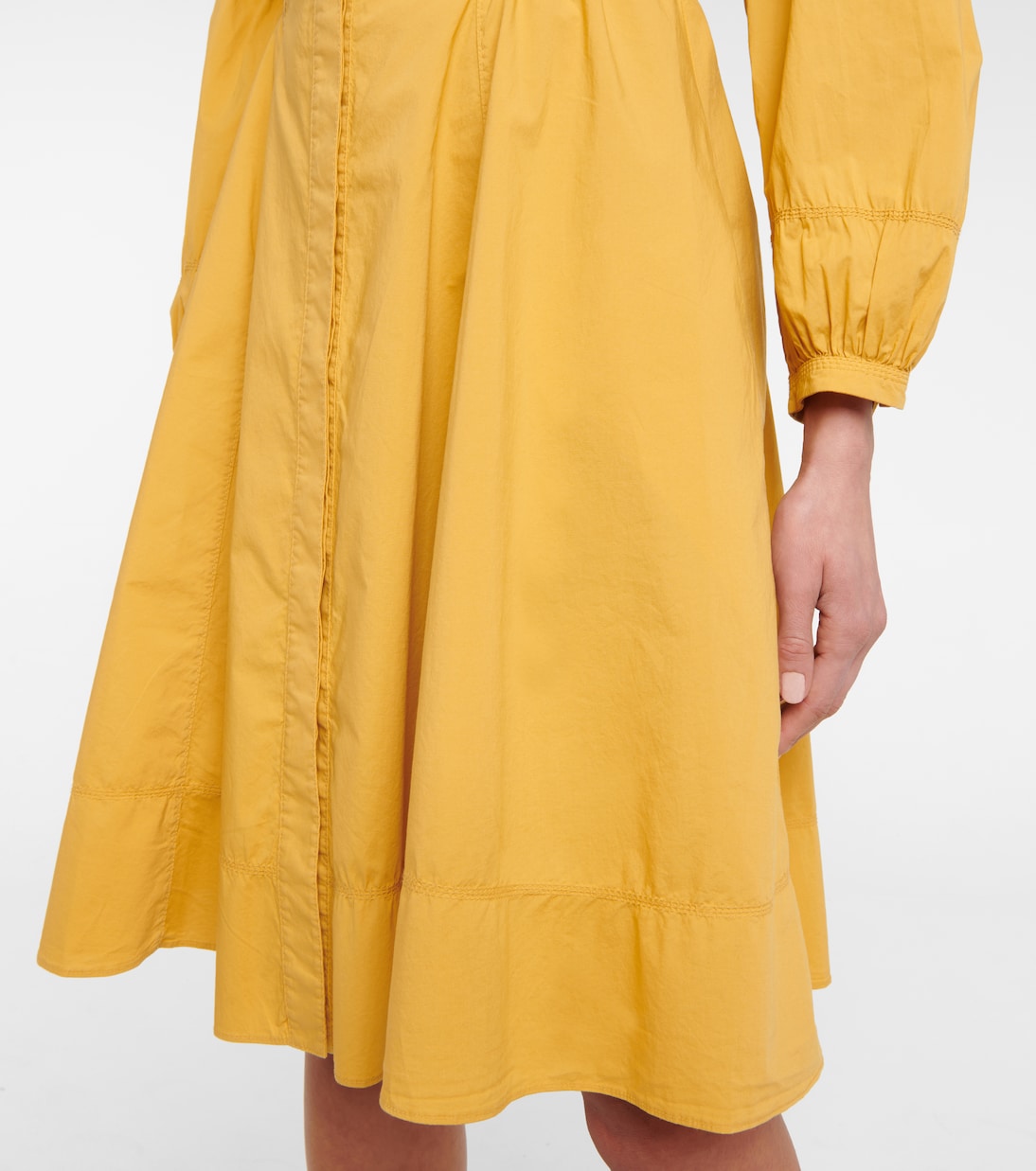 Robe midi Poplin Power en coton | Dorothee Schumacher