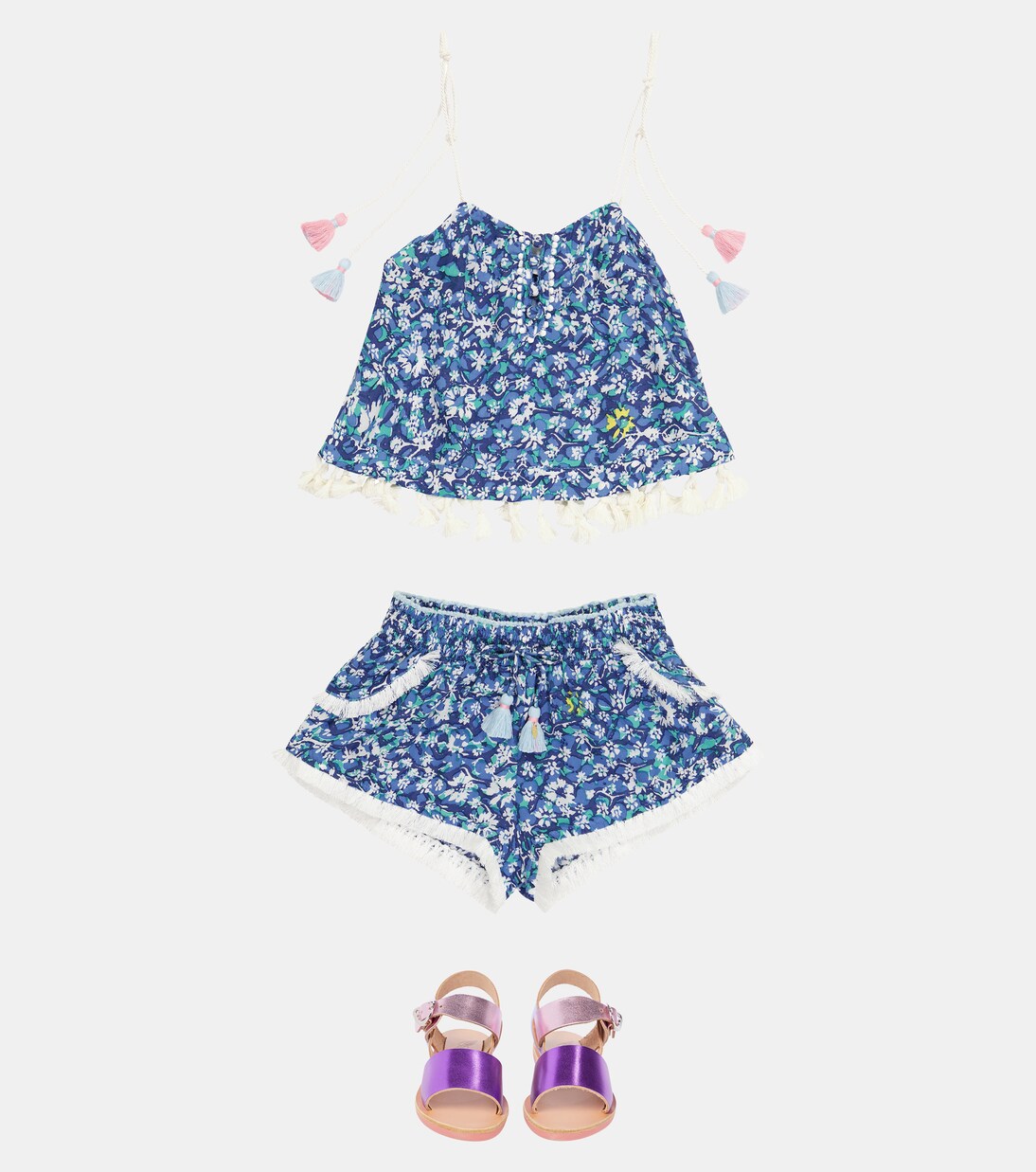 Top Mara à fleurs | Poupette St Barth Kids