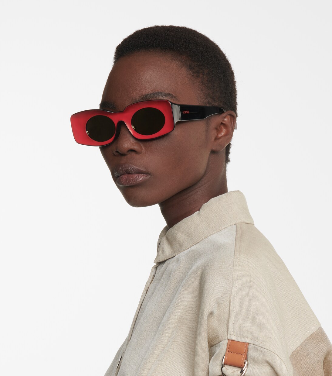 Paula's Ibiza rectangular sunglasses | Loewe