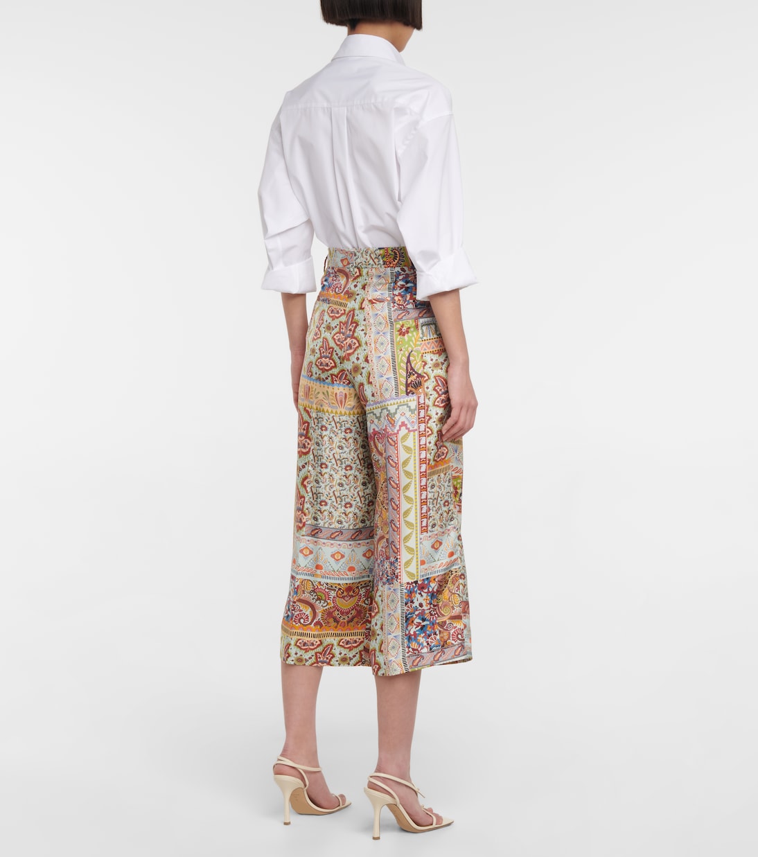 Pantalon en soie à motif cachemire | Etro