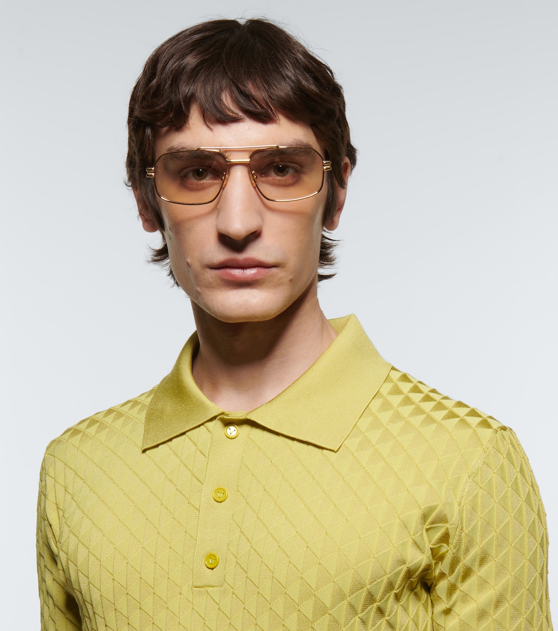 Square-frame glasses | Bottega Veneta