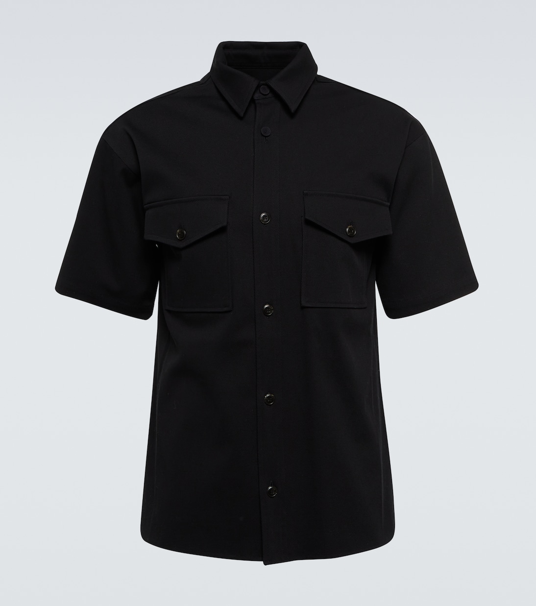 Camicia in misto cotone a maniche corte | Nanushka