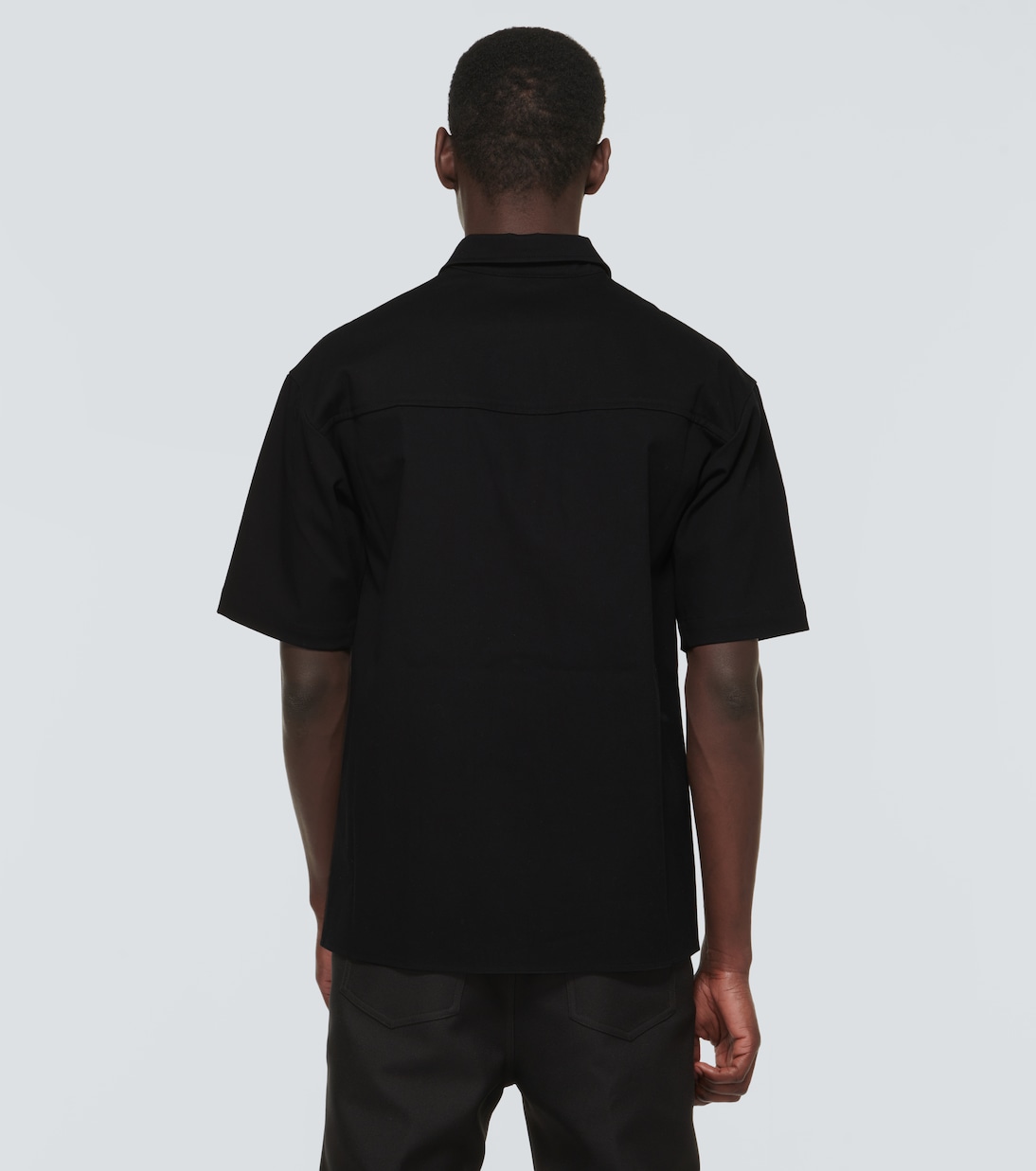 Camicia in misto cotone a maniche corte | Nanushka