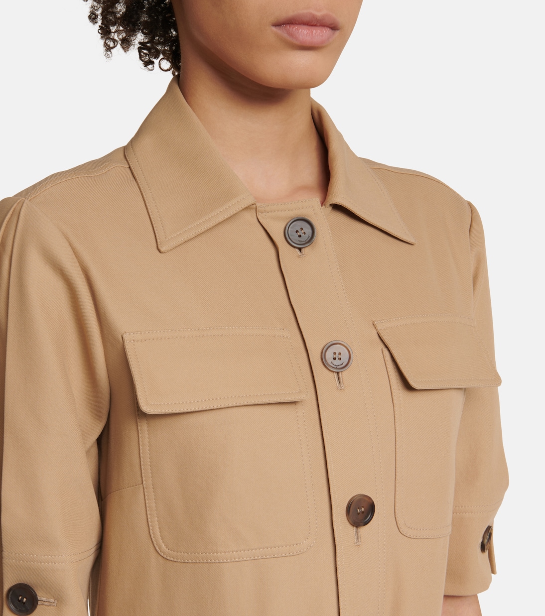 Vestido camisero de algodón | Ferragamo