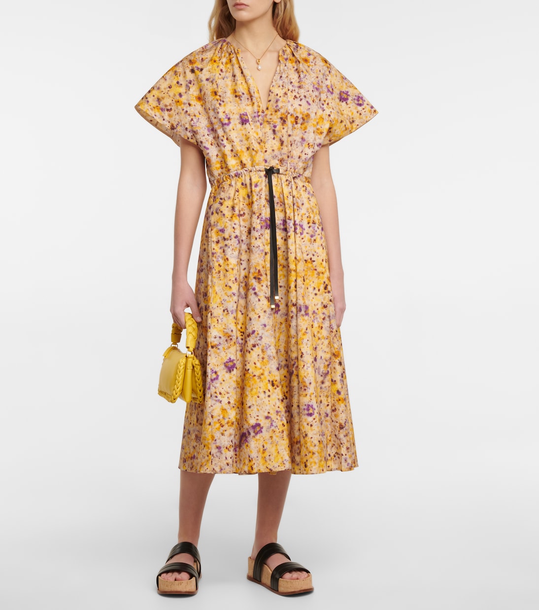 Romy floral cotton midi dress | Altuzarra