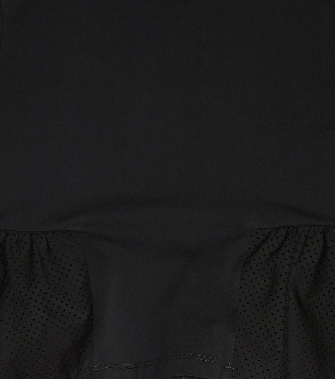 T-Shirt aus Mesh und Baumwolle | Brunello Cucinelli Kids