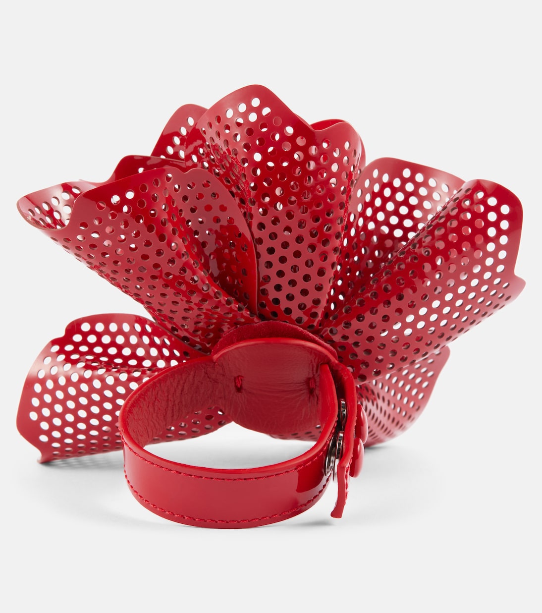 Bracelet en cuir à fleur | Alaïa