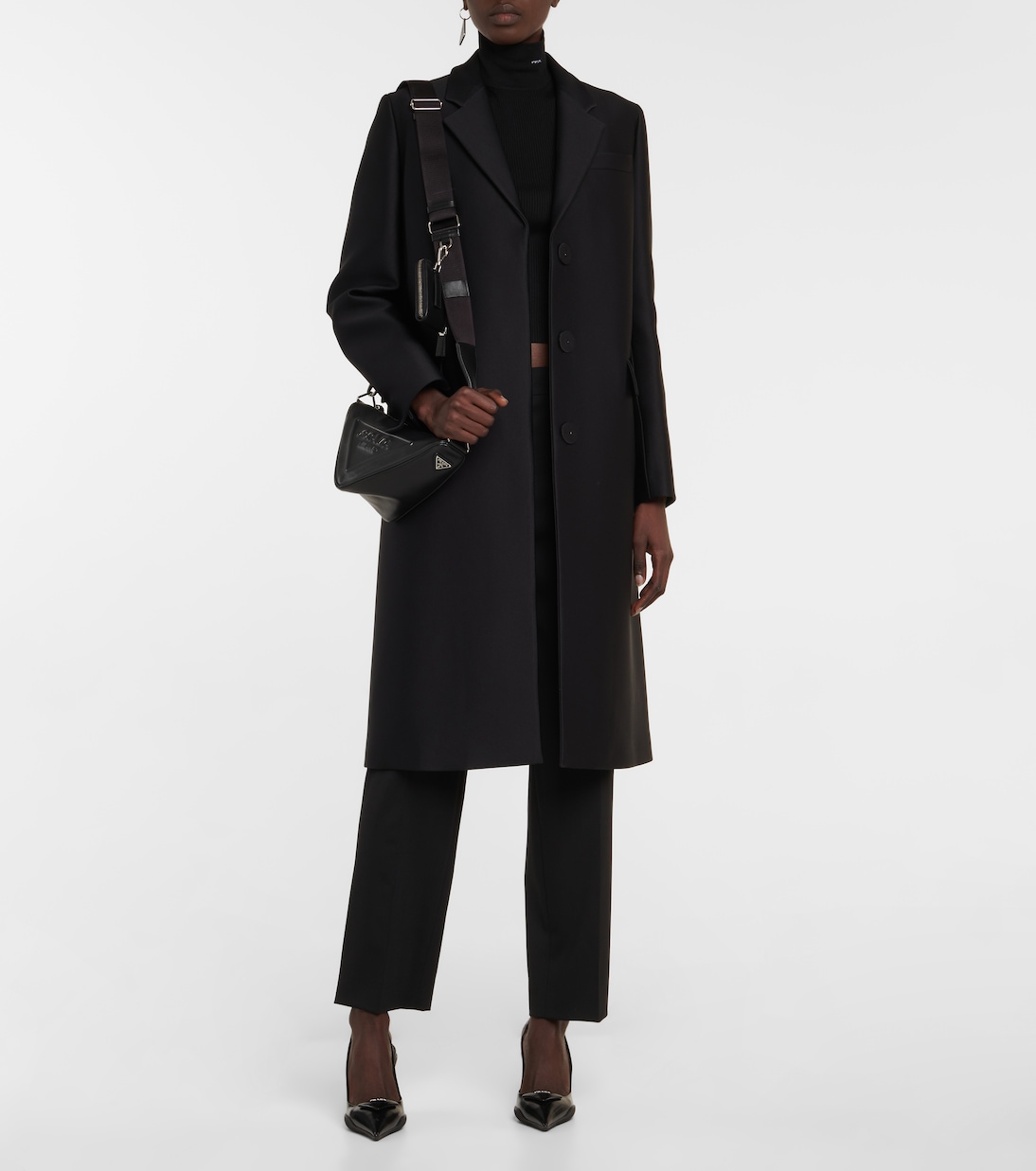 Sac Triangle en cuir | Prada