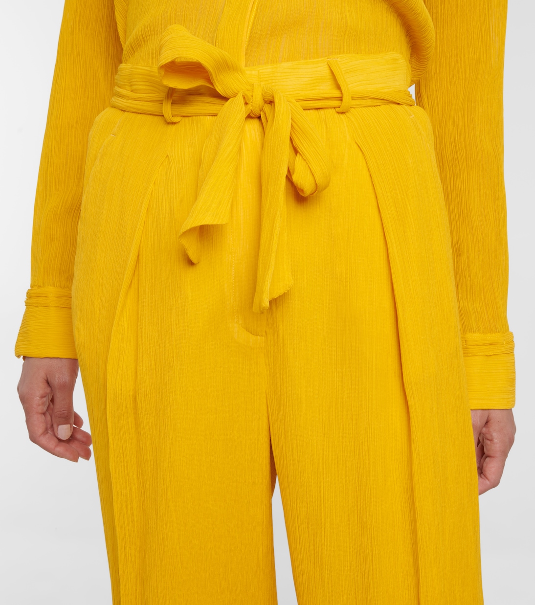 Pantalon ample Thomazia à taille haute | Gabriela Hearst