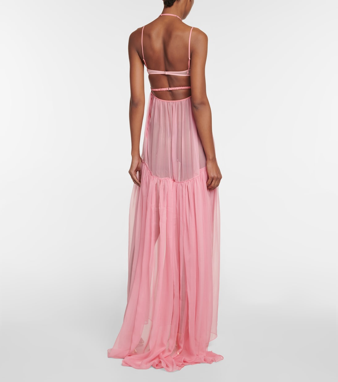 Maxikleid aus Seide | Nensi Dojaka