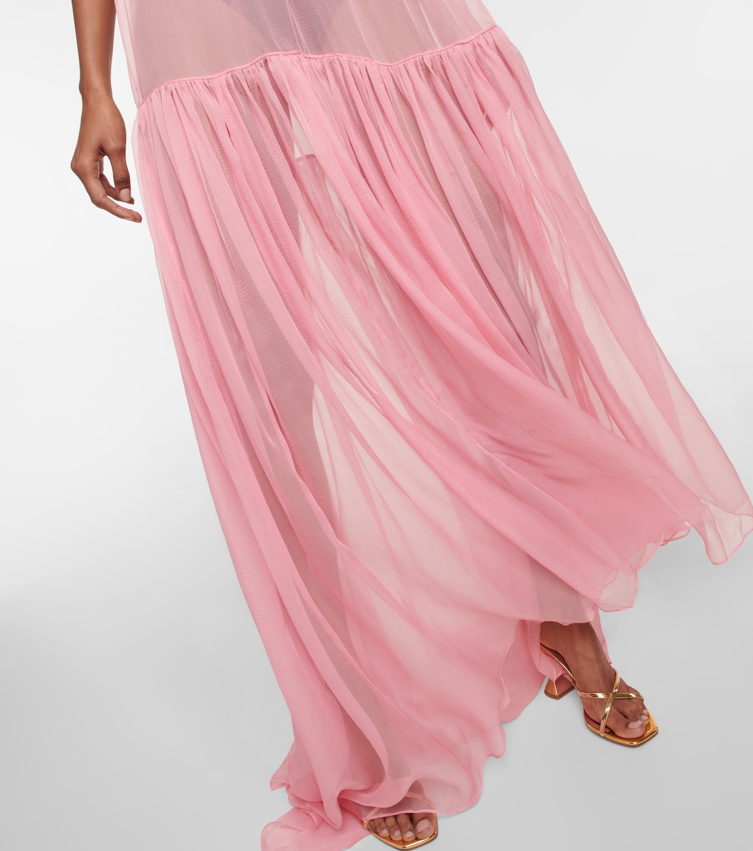 Maxikleid aus Seide | Nensi Dojaka
